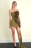 Anais Ruffle Dress / Olive