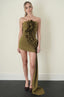 Anais Ruffle Dress / Olive