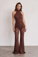 Estelle Lace Flares / Brown