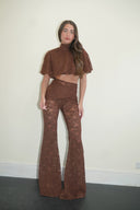 Estelle Lace Flares/ Chocolate