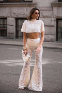 Estelle Lace Flares /Cream