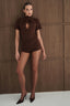 Twist Bodysuit / Brown