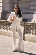 Lena Cinch Blazer / Cream