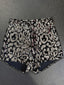 Foil Leopard Print Knicker Shorts