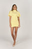 Nova Cape Dress / Lemon