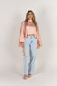 Satin Cape Top / Peach