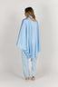 Satin Cape Top / Baby Blue