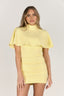 Nova Cape Dress / Lemon