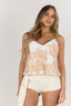 Flora Cami Top & Tie Short Set