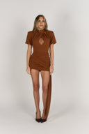 Twist Bodysuit / Tan