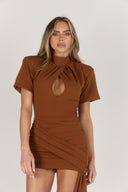 Twist Bodysuit / Tan