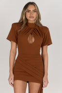 Twist Bodysuit / Tan