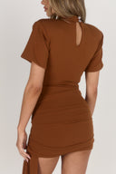 Twist Bodysuit / Tan