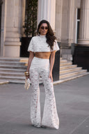 Estelle Lace Cape Top / Cream