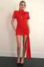Twist Bodysuit / Red