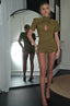 Twist Knicker Shorts / Olive