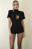 Twist Knicker Shorts / Black
